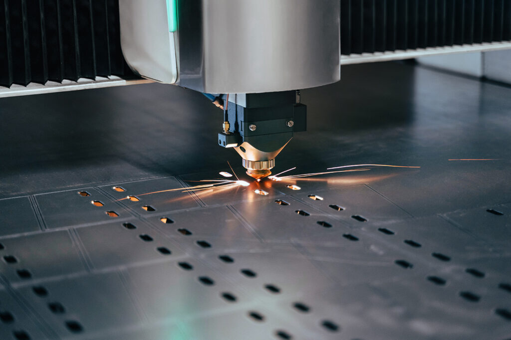 cutting on a laser CNC machine
