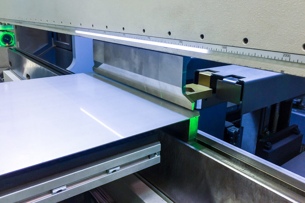 Bending on a CNC machine