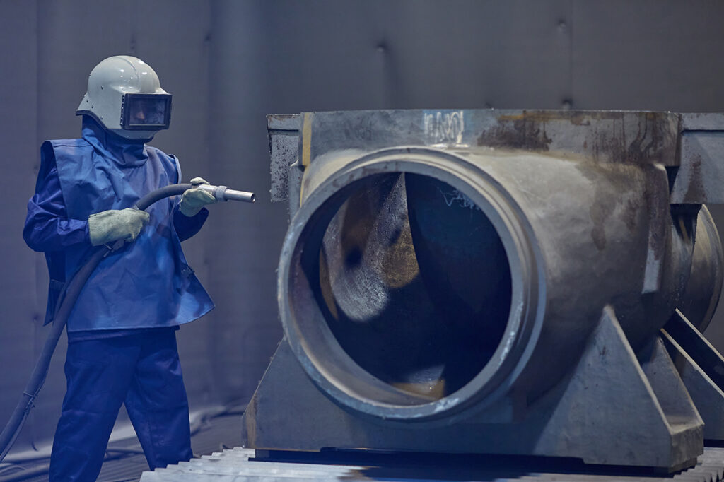 Machine corrosion removal